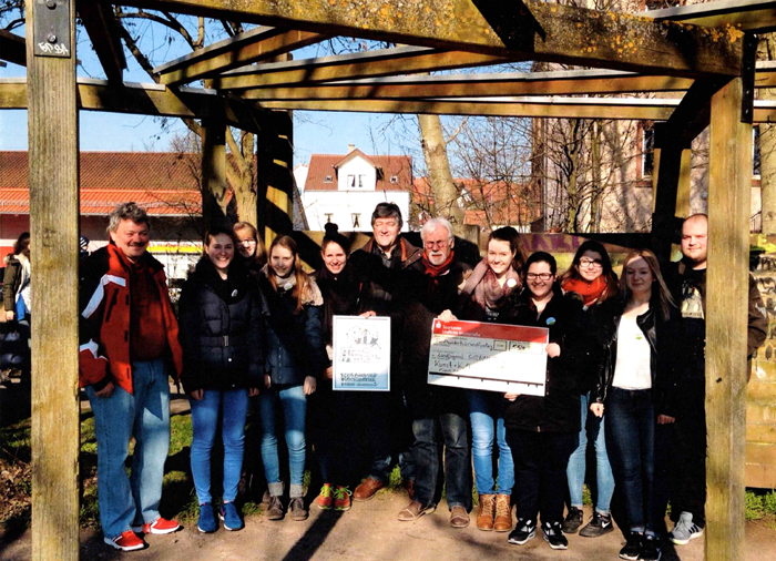 Spendenübergabe an die Landjugend